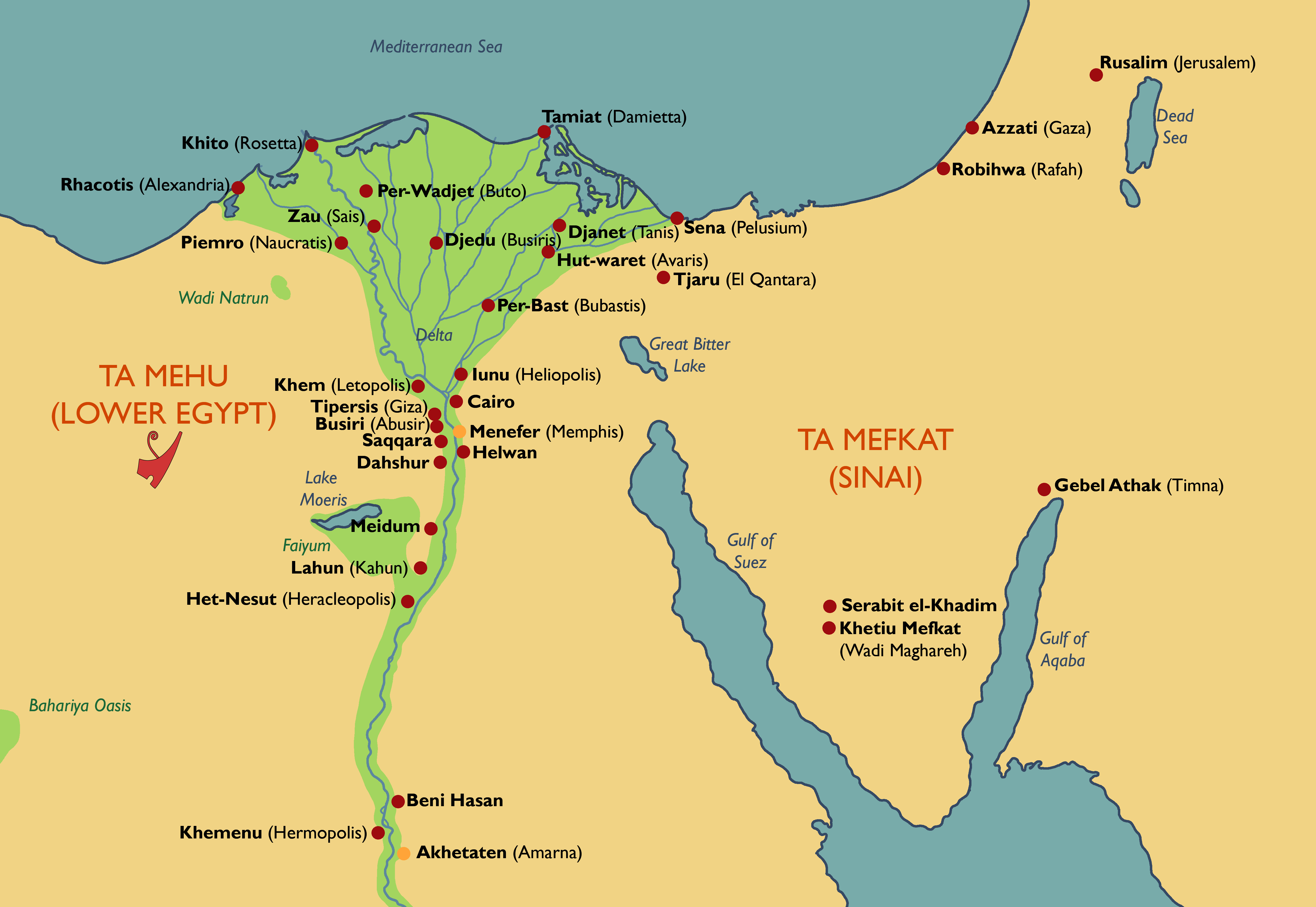 древний египет карта фото